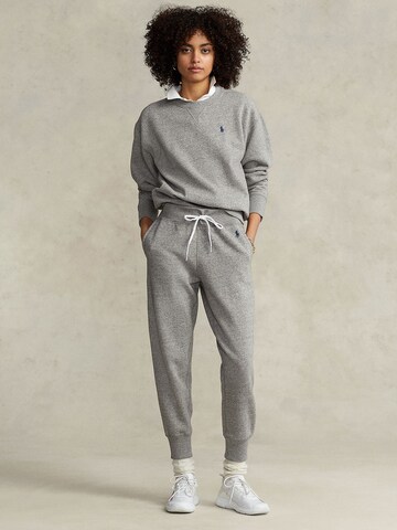 Polo Ralph Lauren Sweatshirt 'LS PO-LONG SLEEVE-KNIT' in Grey