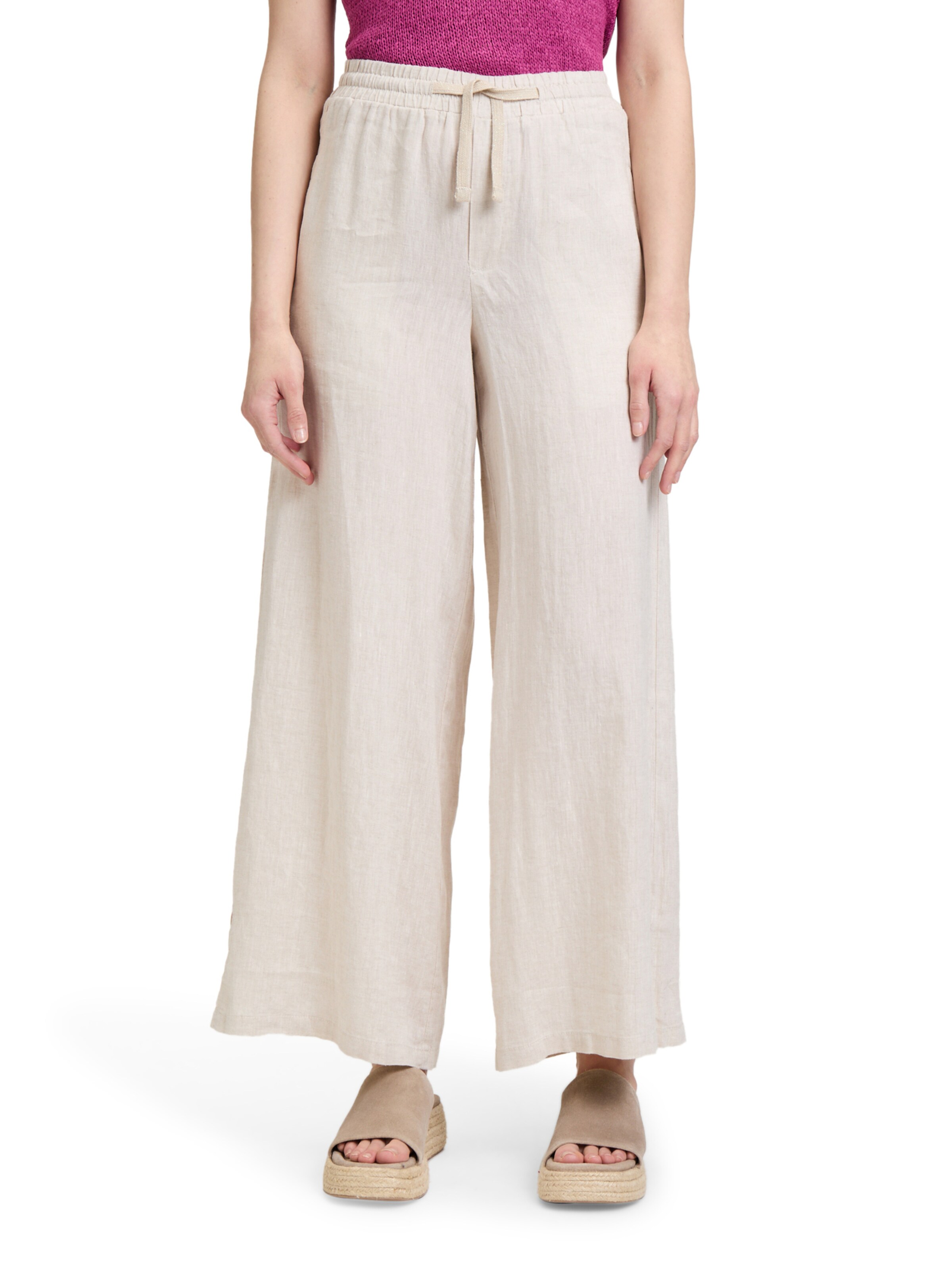 Loosefit Pantalon Cartoon en beige : devant