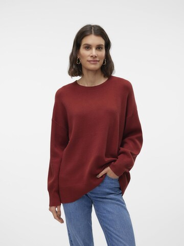 VERO MODA Trui 'VMNancy' in Bruin: voorkant