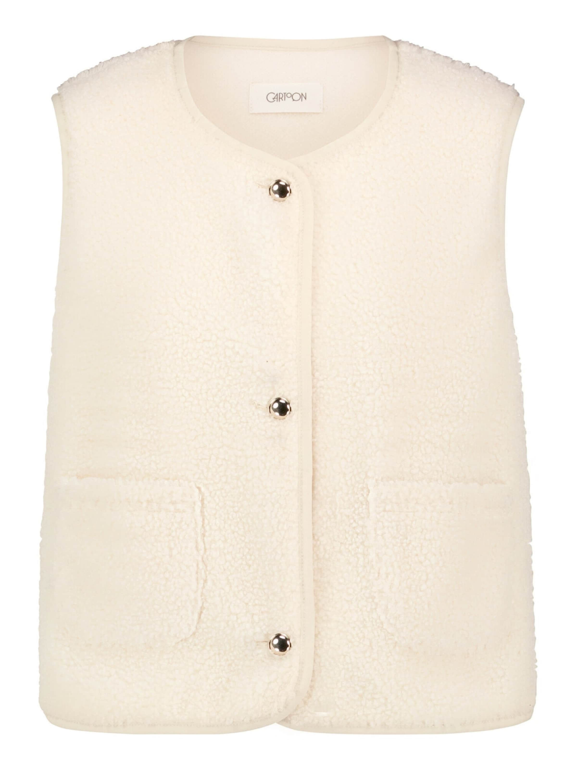 Sweat-shirt Cartoon en beige : devant