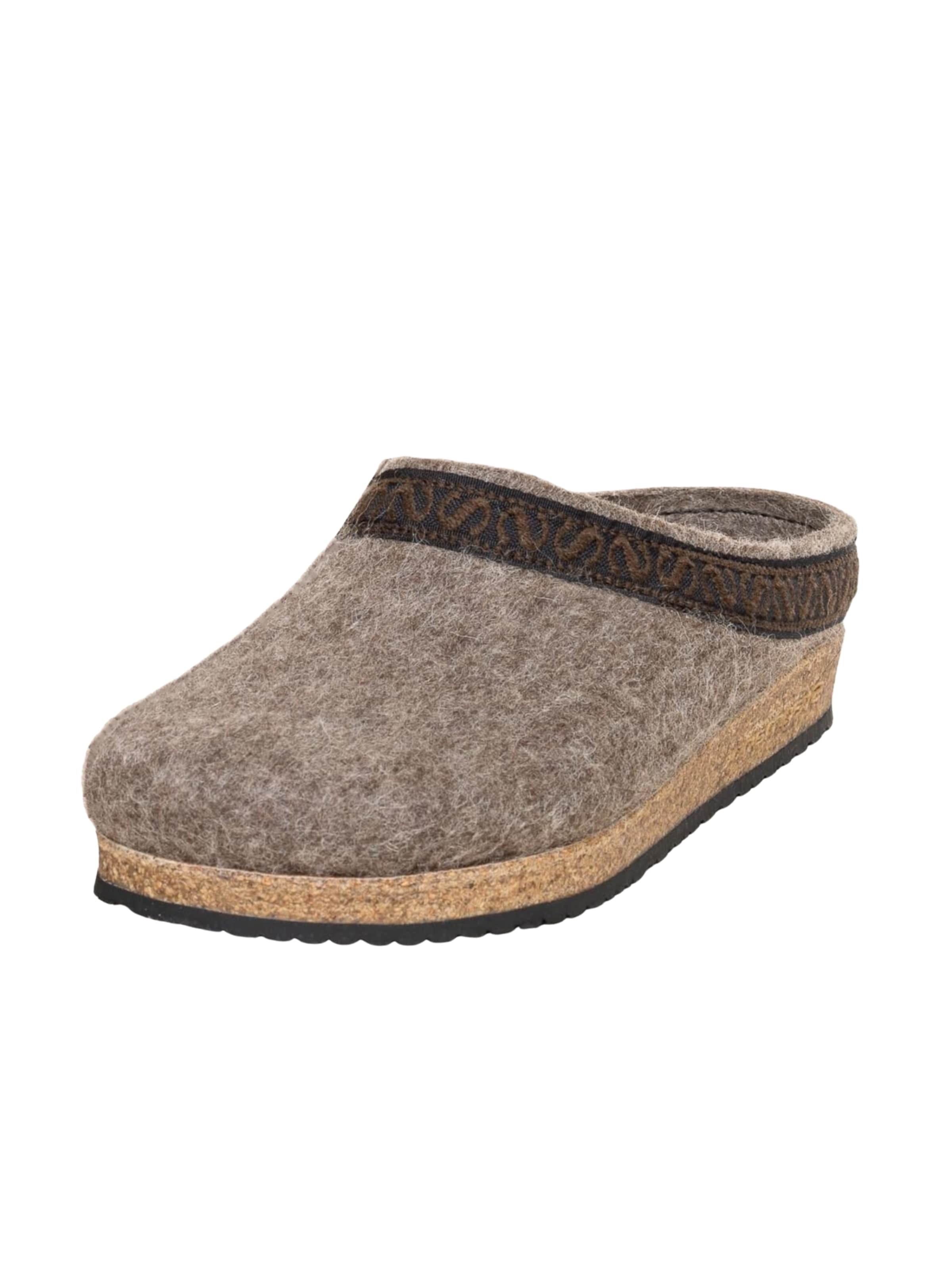 Stegmann Clogs 'Filzclogs Stegmann 108' in Brown: front