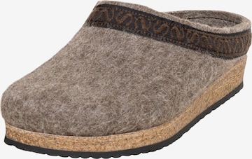 Stegmann Clogs 'Filzclogs Stegmann 108' in Brown: front