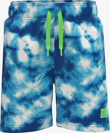 NAME IT Board Shorts 'Zimus' in Blue: front