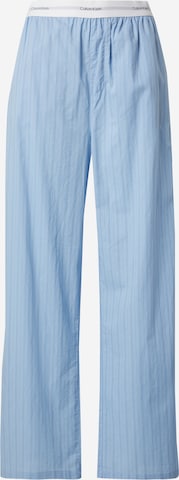 Calvin Klein UnderwearPidžama hlače - plava boja: prednji dio