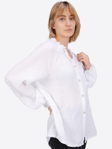 Chemisier 'Emma' Seasons of April en blanc