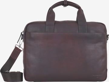STRELLSON Laptoptas in Bruin: voorkant