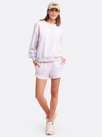 Sweat-shirt Ethiquet en violet