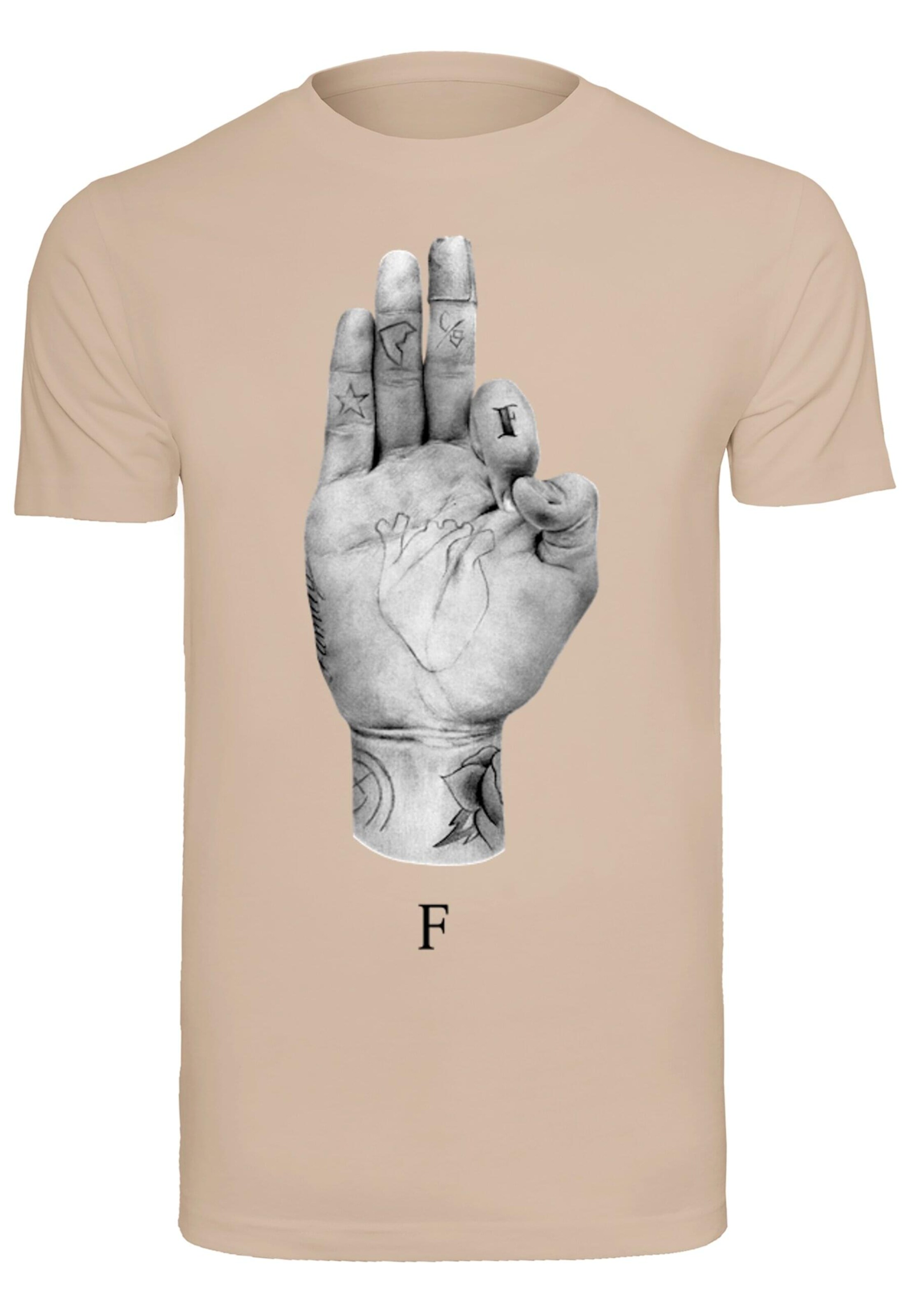 Maglietta di Mister Tee in beige: frontale