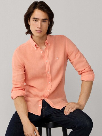 Coupe regular Chemise 'Ess' Hackett London en orange