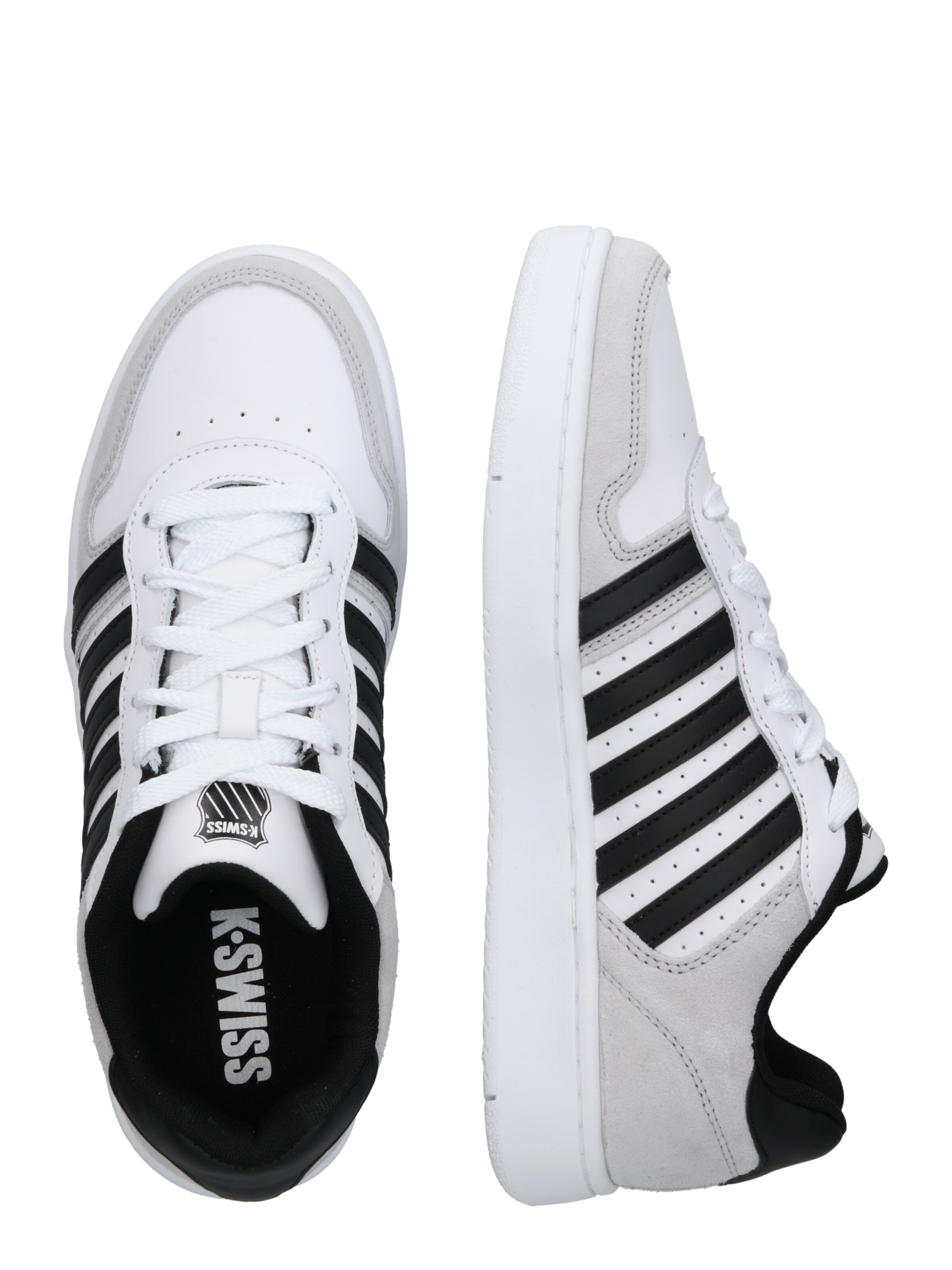 Baskets basses 'Court Palisades' K-SWISS en blanc