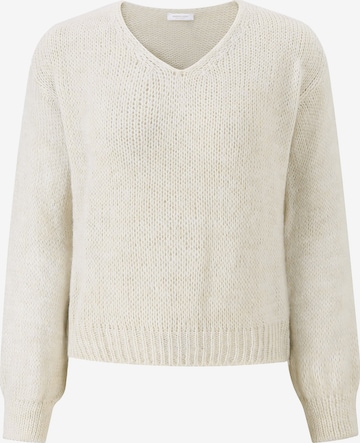 SASSYCLASSY Oversized sweater in Beige: front