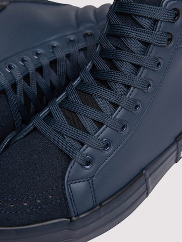 Ombre Sneakers hoog in Blauw