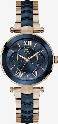 Gc Analog Watch in Blue: front