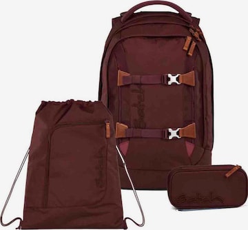 Satch Rucksack in Braun: Vorderseite