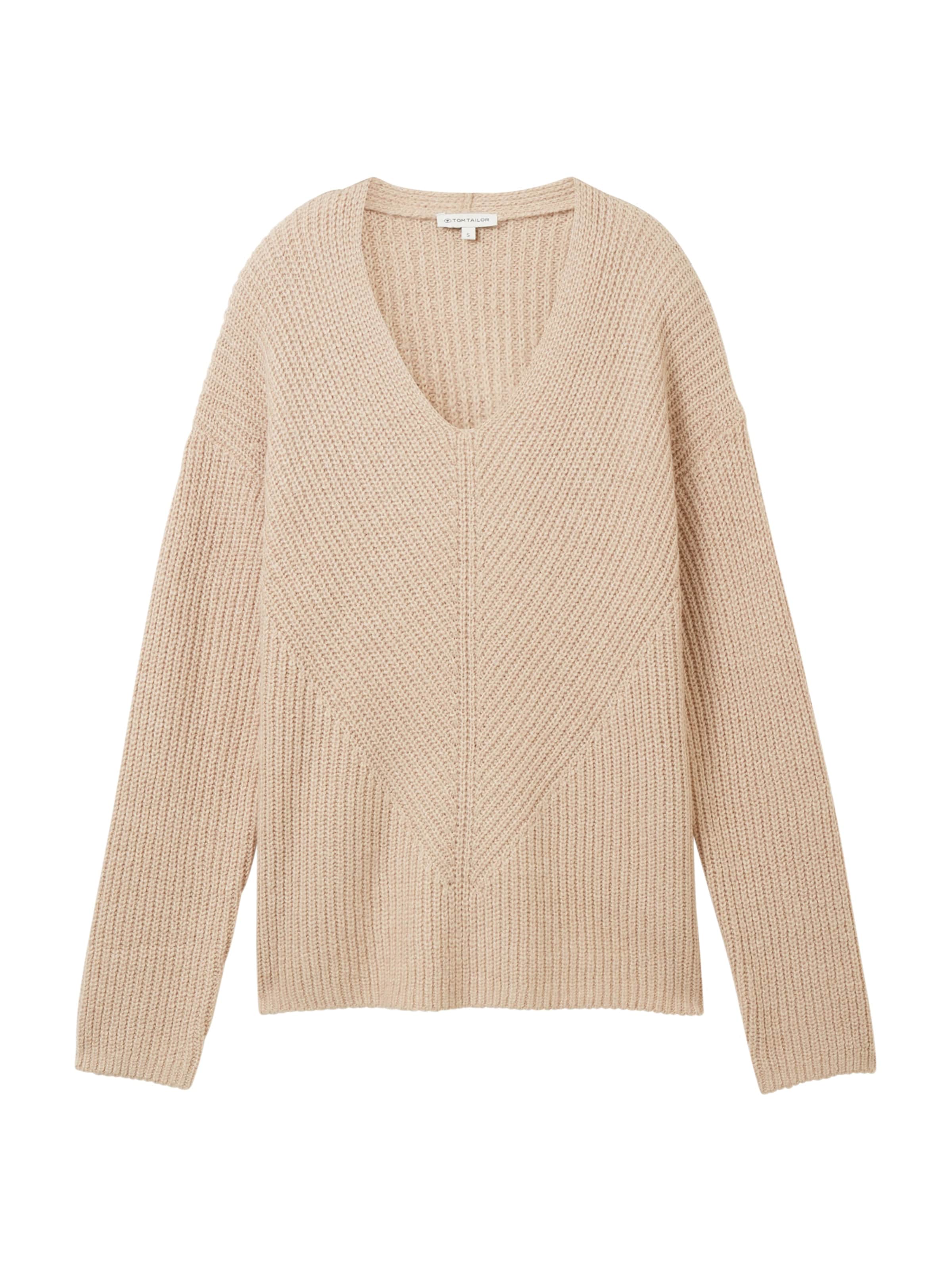 TOM TAILOR Pullover i beige: forside