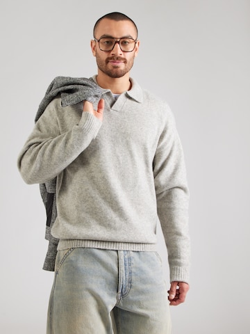 JJ Rebel Свитер 'JREBSONAR' в Серый: спереди