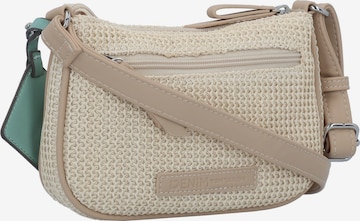 TOM TAILOR DENIM Crossbody Bag 'Ivona' in Beige: front