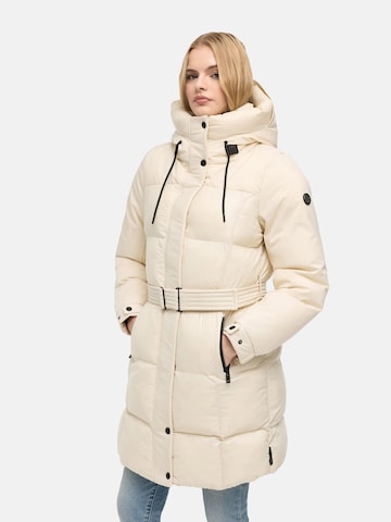 NAVAHOO Wintermantel in Beige: voorkant