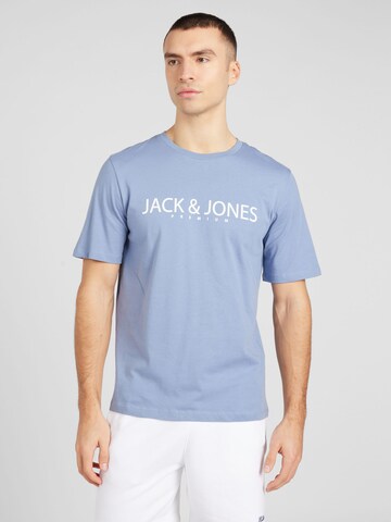 JACK & JONES Тениска 'Bla Jack' в синьо: отпред