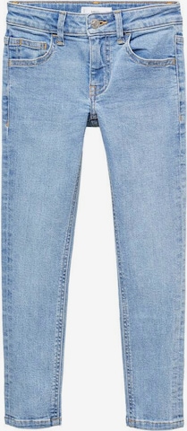 MANGO KIDS Skinny Jeans in Blauw: voorkant