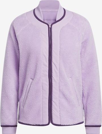 ADIDAS PERFORMANCE - Chaqueta polar funcional 'Go-To' en lila: frente
