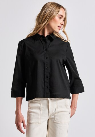 STREET ONE Bluse in Schwarz: Vorderseite