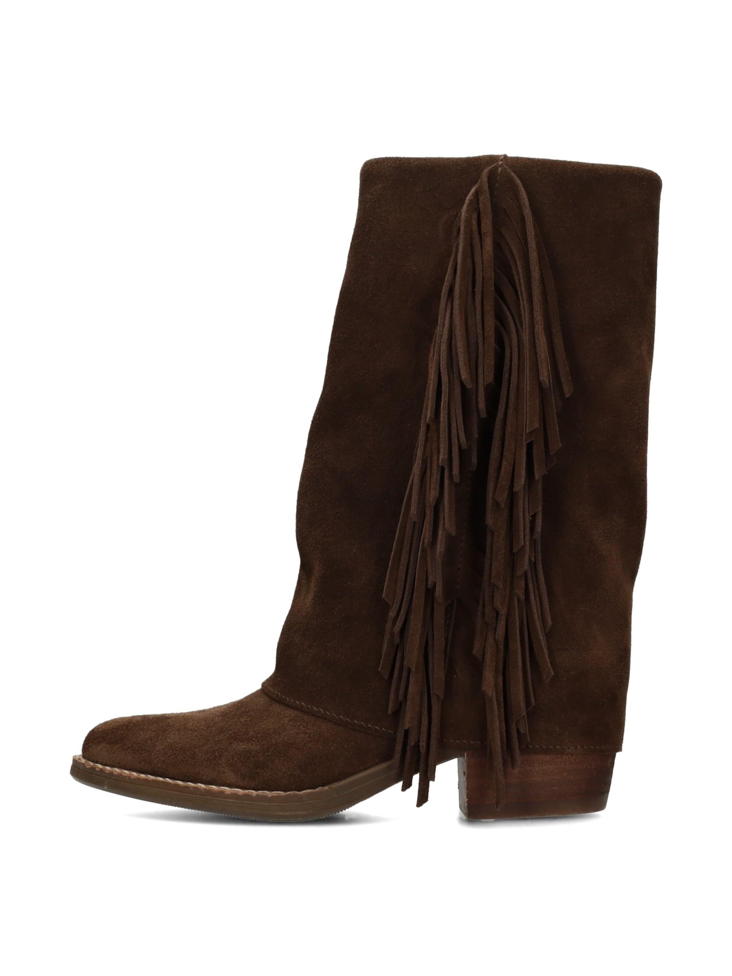 Bottes 'Poelman ELODIE Mädchen Stiefel' Poelman en marron : devant
