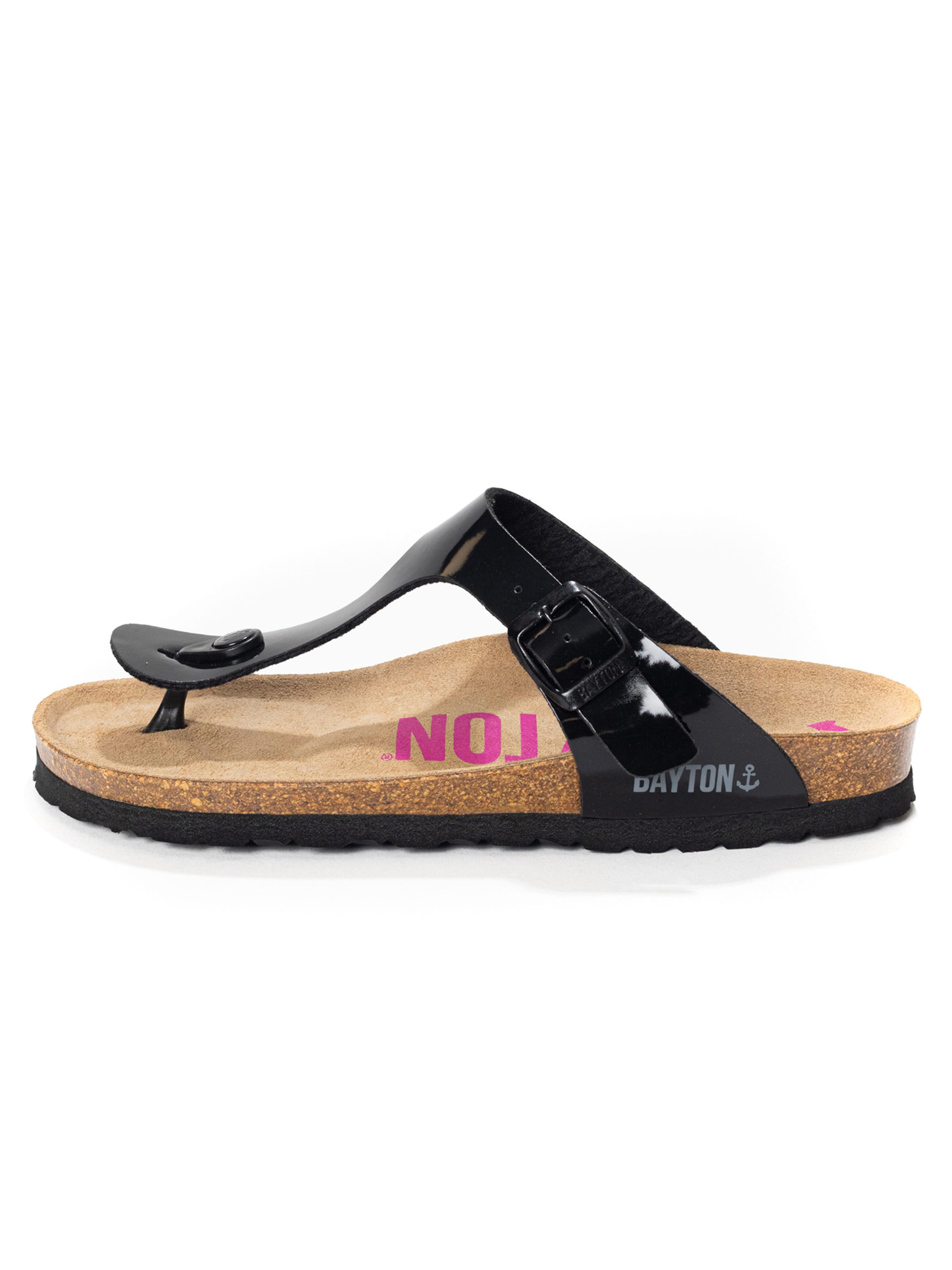 Infradito 'MERCURE' di Bayton in nero: frontale