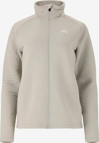 SOS Athletic Zip-Up Hoodie 'Muju' in Grey: front
