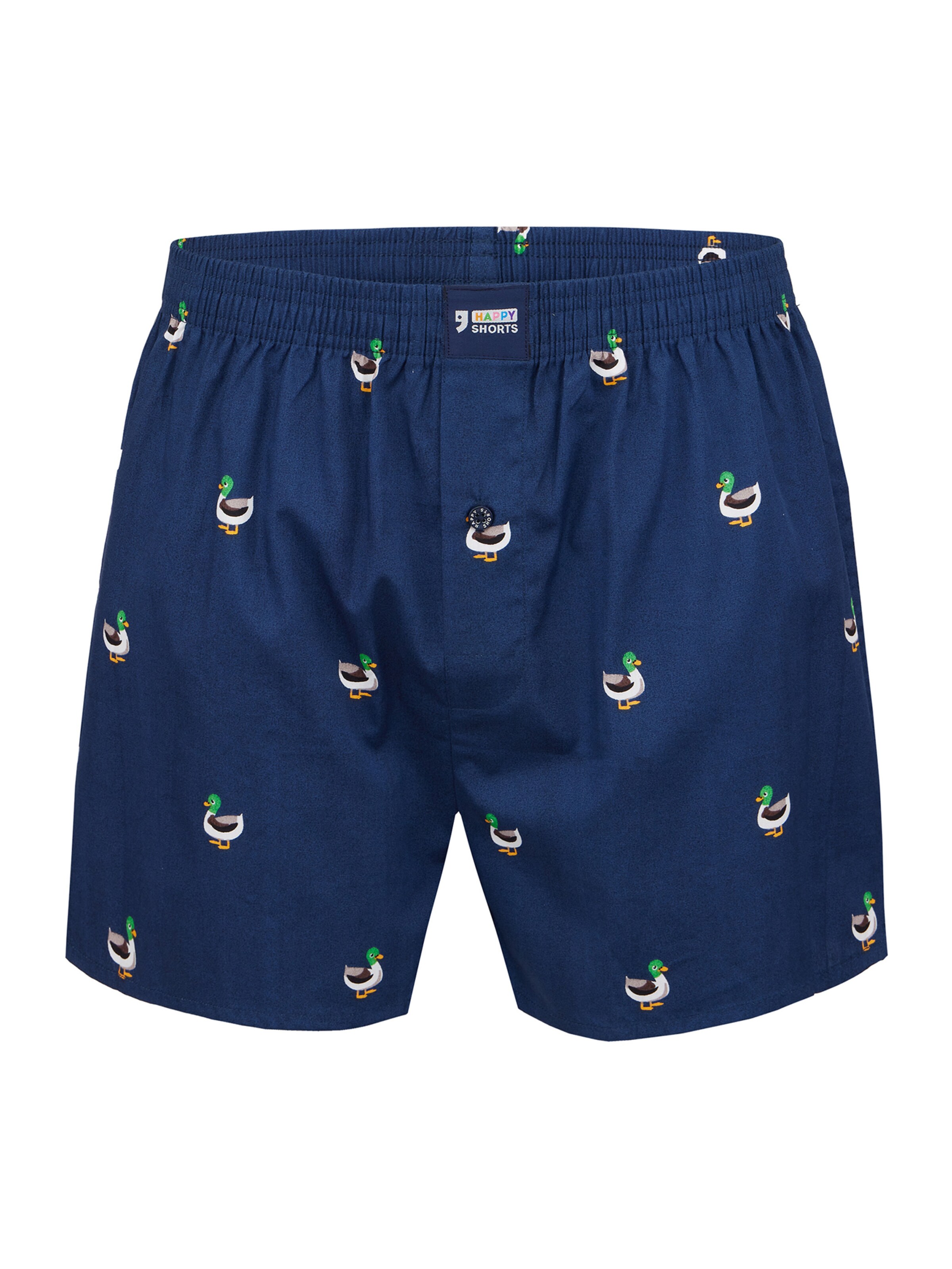 Boxers ' Motives ' Happy Shorts en bleu : devant