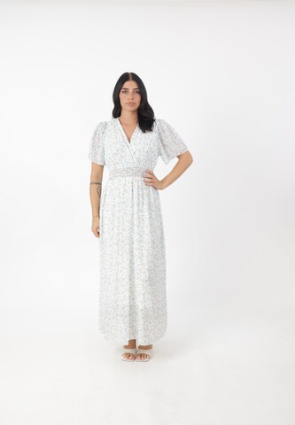 Elara Jurk in Wit: voorkant