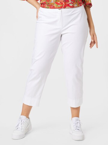 Persona by Marina Rinaldi - Slimfit Pantalón 'RODI' en blanco: frente