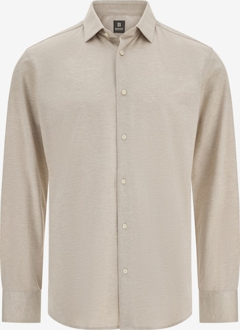 Chemise 'B Jersey' Boggi Milano en beige : devant