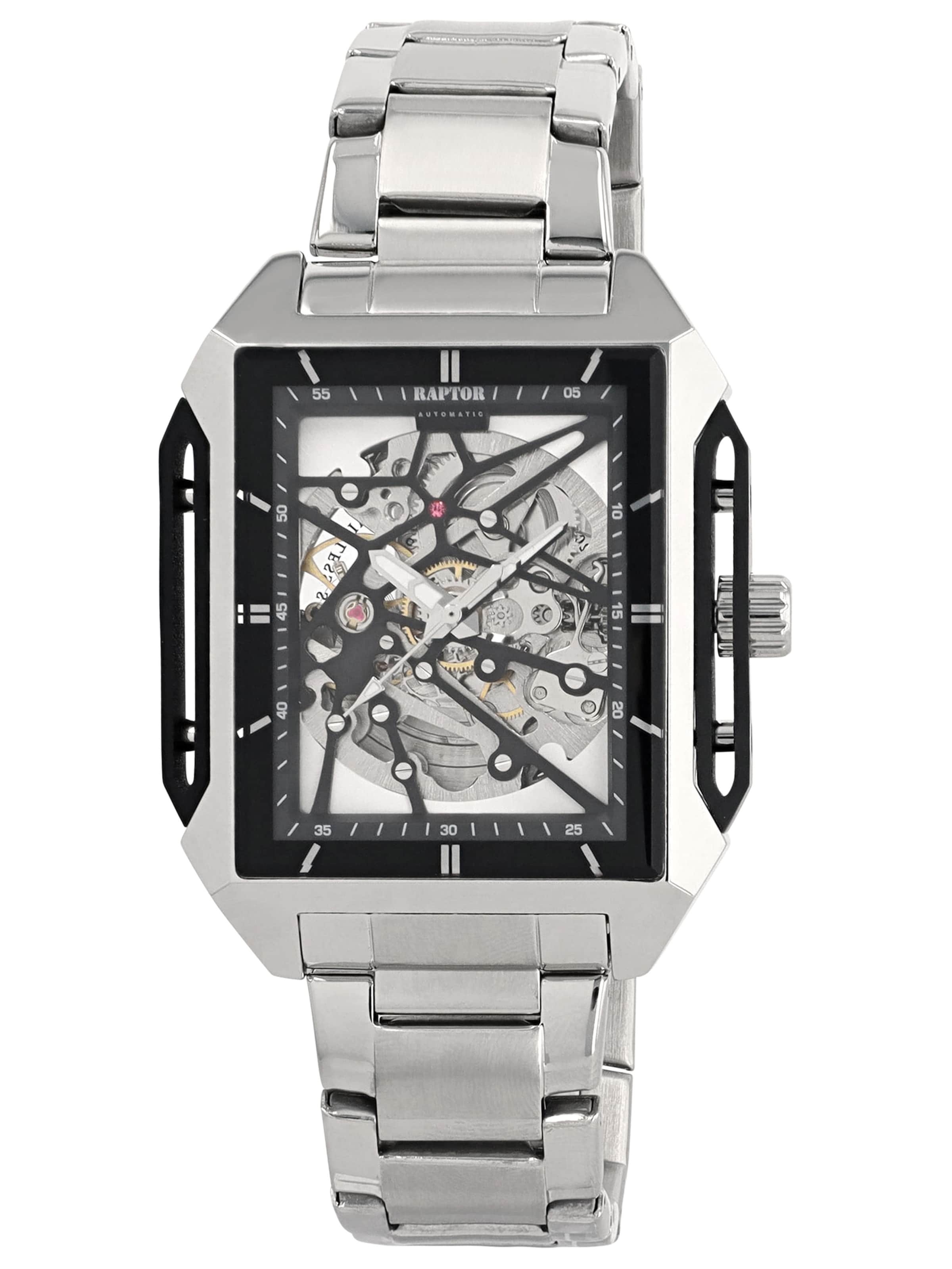Raptor Analoguhr 'silberfarbig, 5 ATM'‌ in Silber