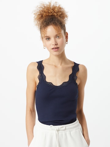 rosemunde Top in Blauw: voorkant