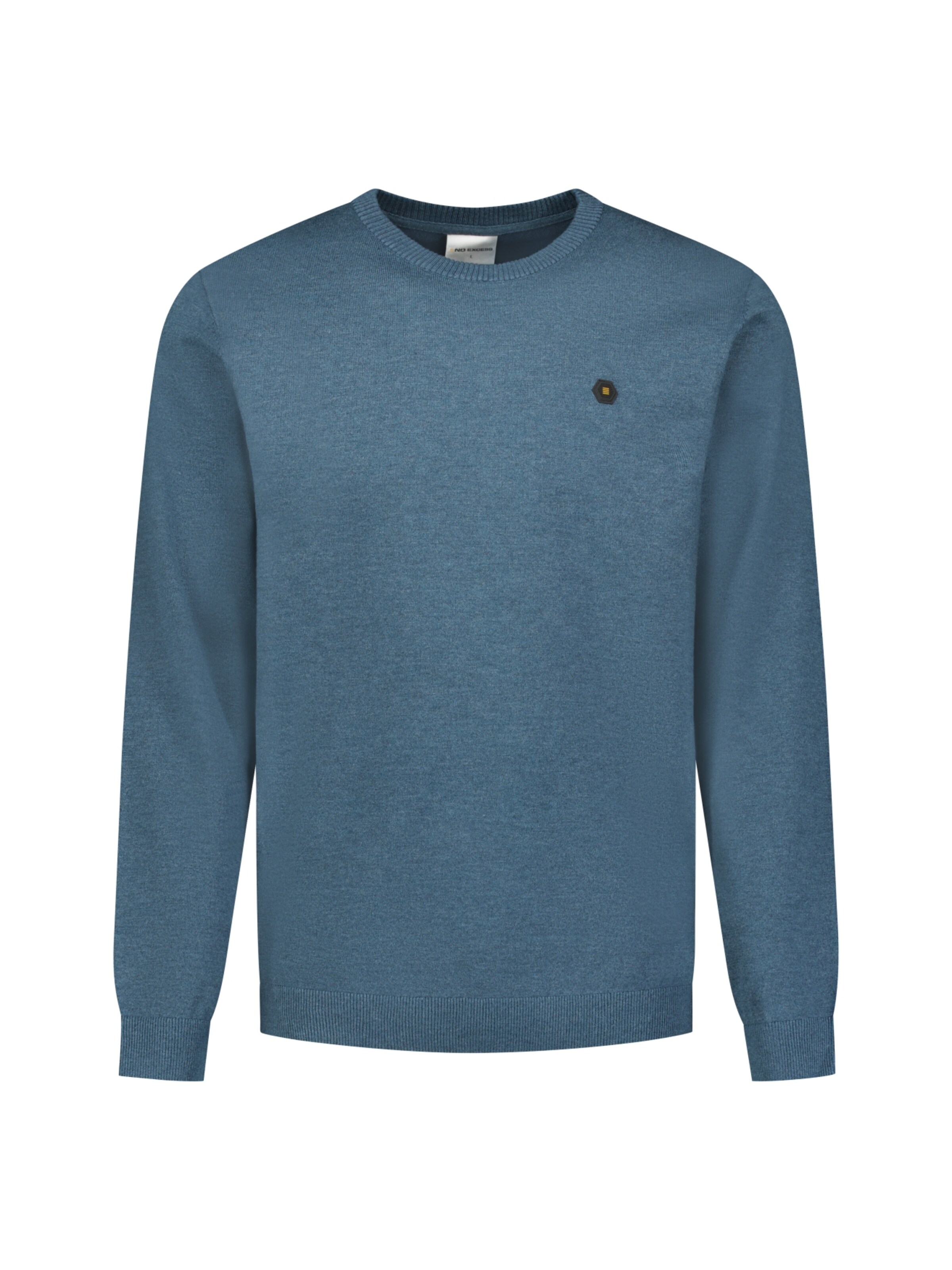 No Excess Pullover in Blau: Vorderseite
