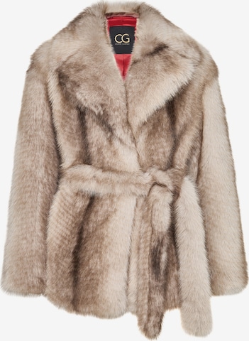 CESARE GASPARI Wintermantel in Bruin: voorkant