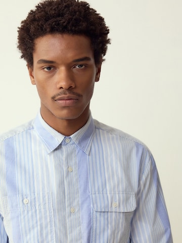 Next Regular fit Srajca | modra barva