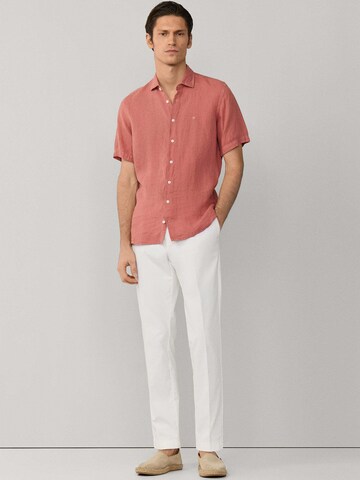 Coupe regular Chemise Hackett London en rouge