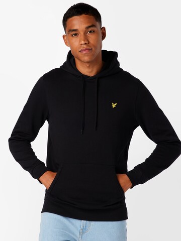 Sweat-shirt Lyle & Scott en noir : devant