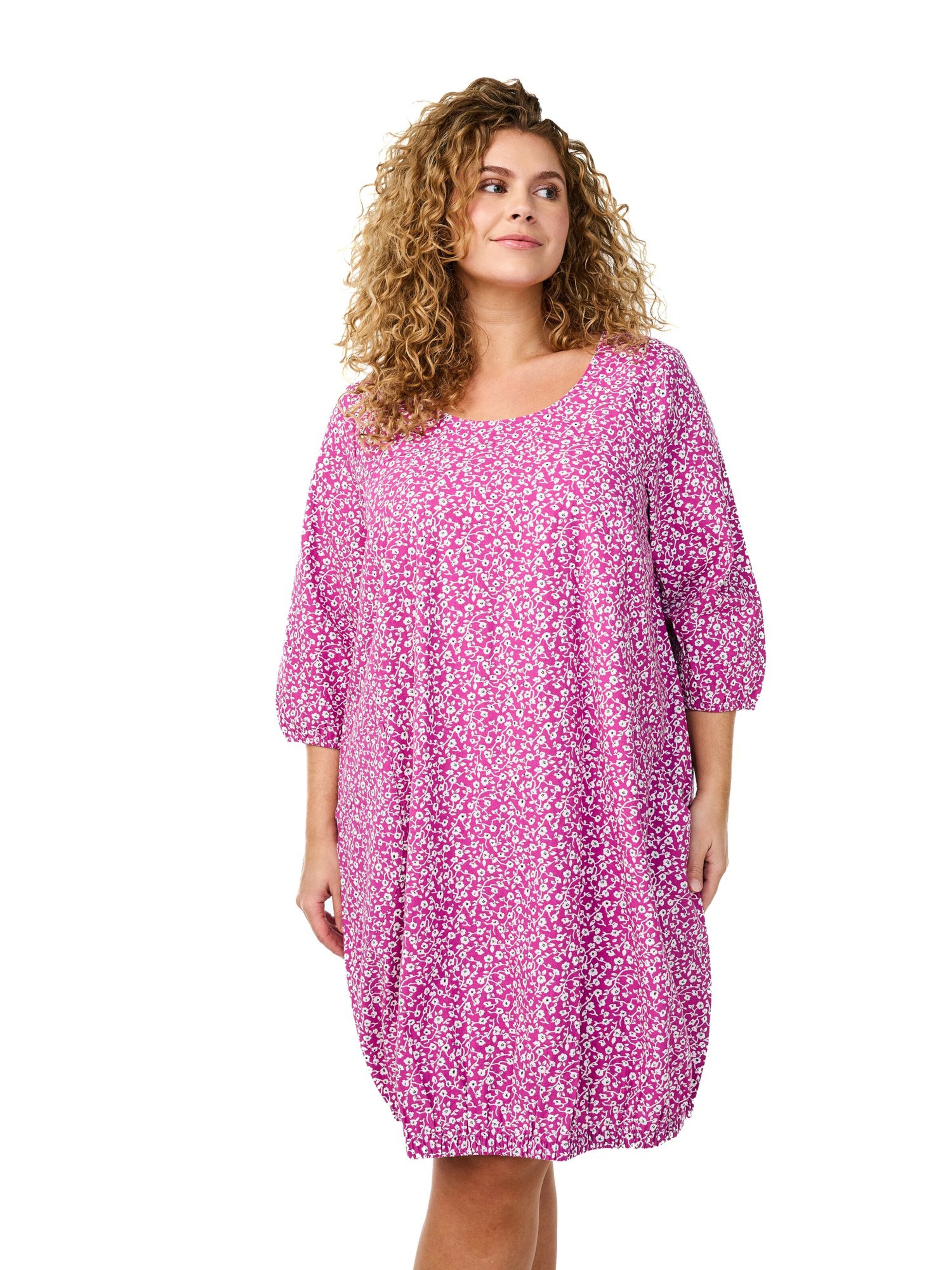 Abito 'Jeasy' di Zizzi in lilla: frontale