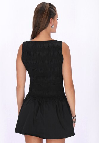 myMo ROCKS Jurk 'Rock' in Zwart