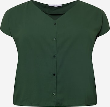 ABOUT YOU Curvy Μπλουζάκι 'Mariel' σε πράσινο: μπροστά