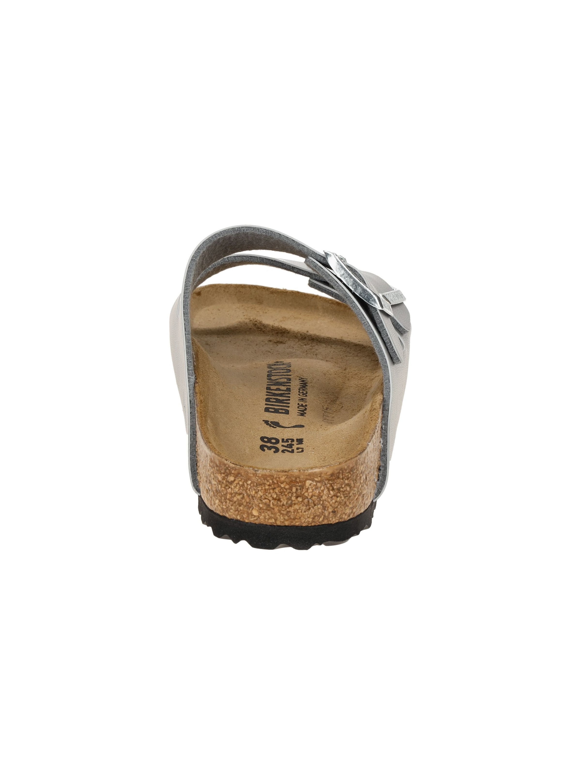 BIRKENSTOCK Pantolette 'Arizona' in Silber