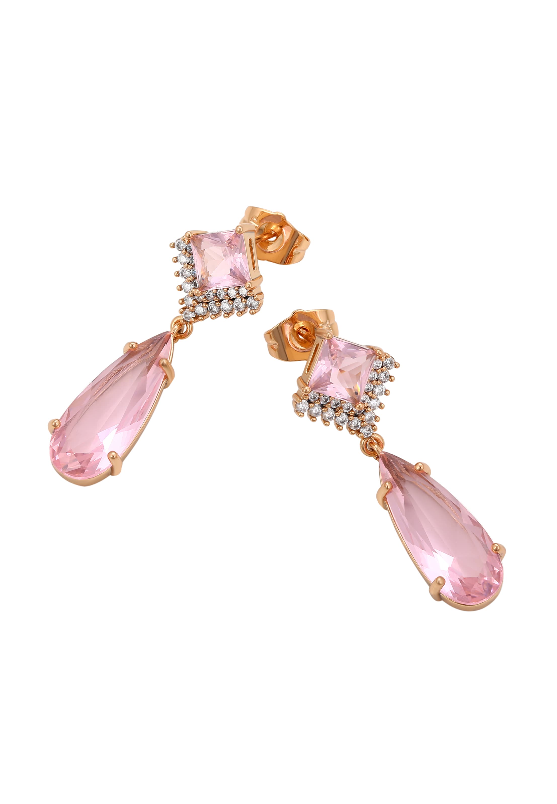 Gaya Oorbellen in Roze