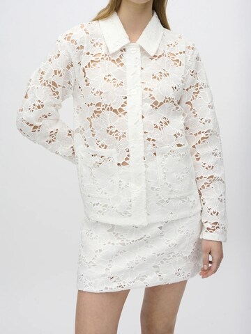 Chemisier 'Selma' minimum en blanc