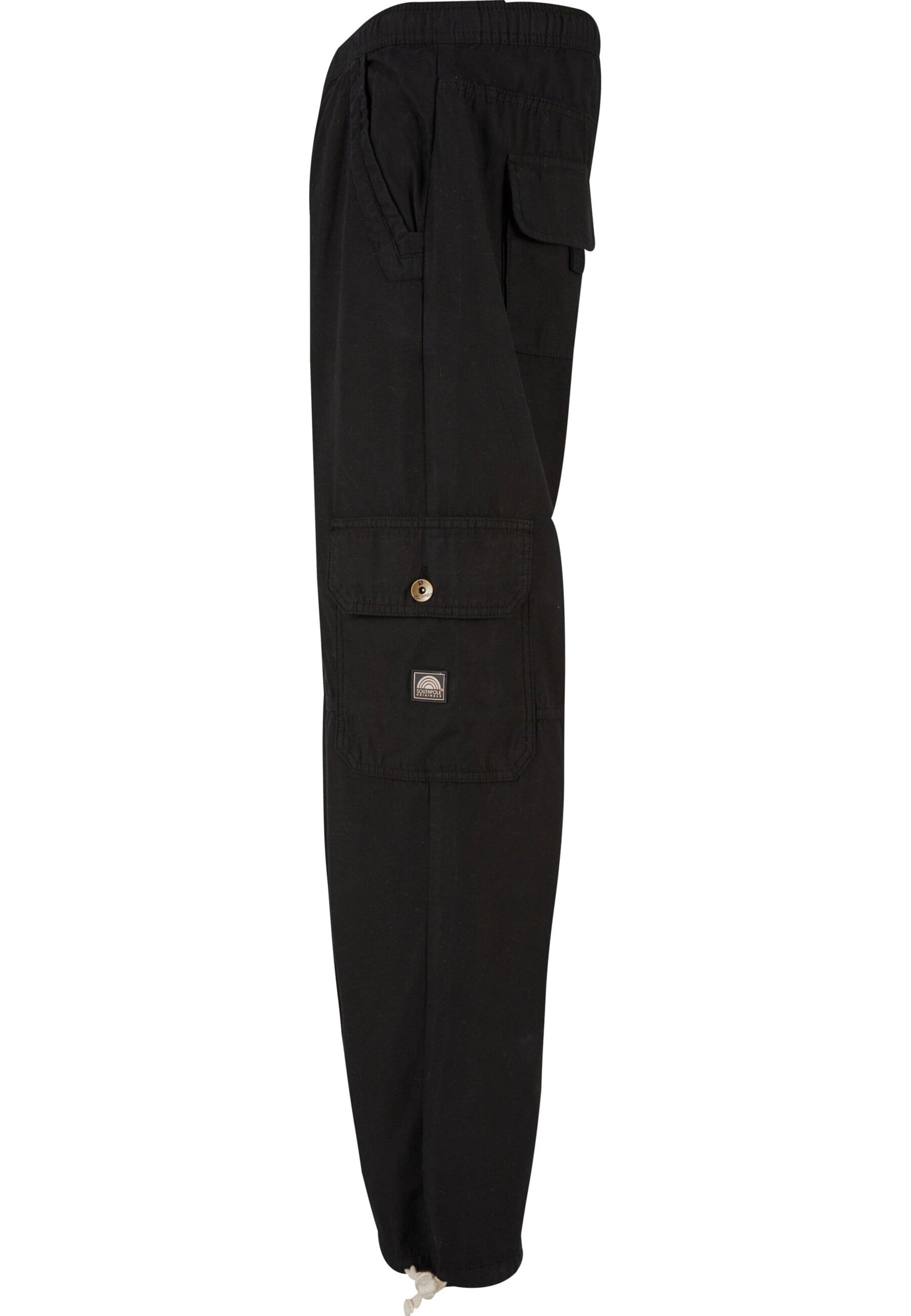 SOUTHPOLE Voľný strih Kapsáče - Čierna