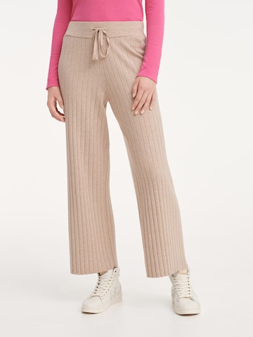 OPUS Loosefit Broek 'Malona' in Beige: voorkant