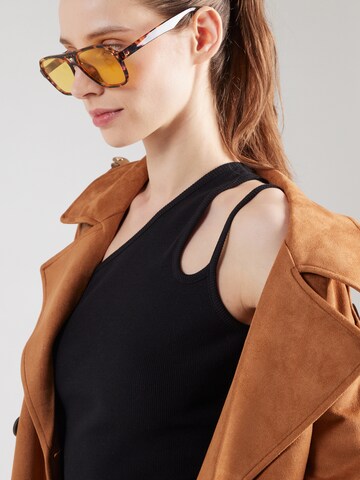 ABOUT YOU Shirt body 'Emelie' in Zwart
