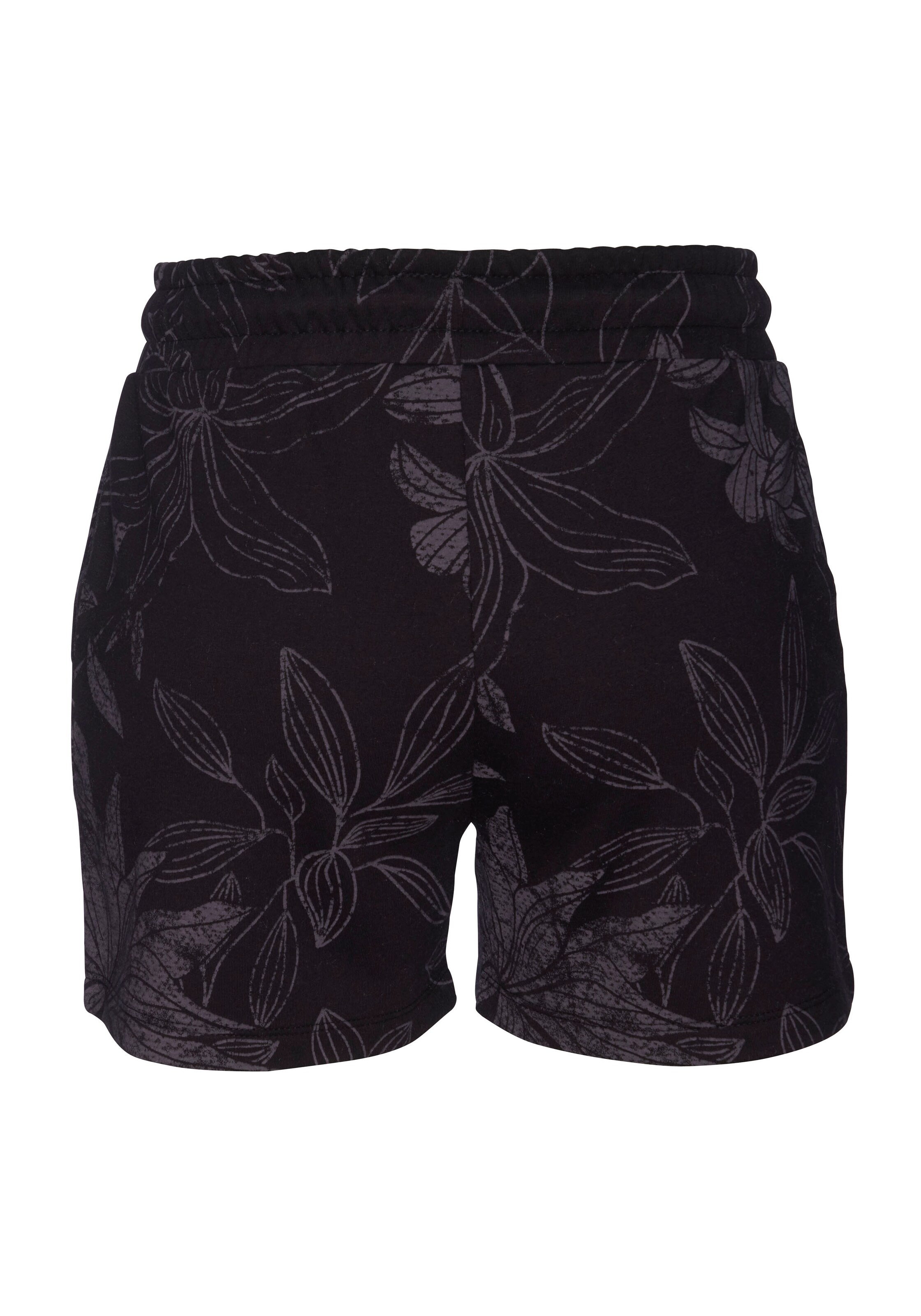 LASCANA Štandardný strih Pyžamové nohavice - Čierna